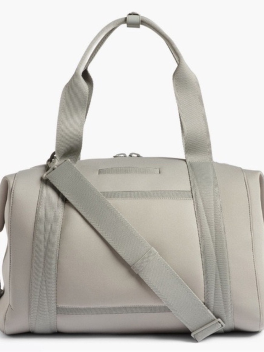 Dagne Dover Landon Large Carryall Duffle Bag in Sage Gray